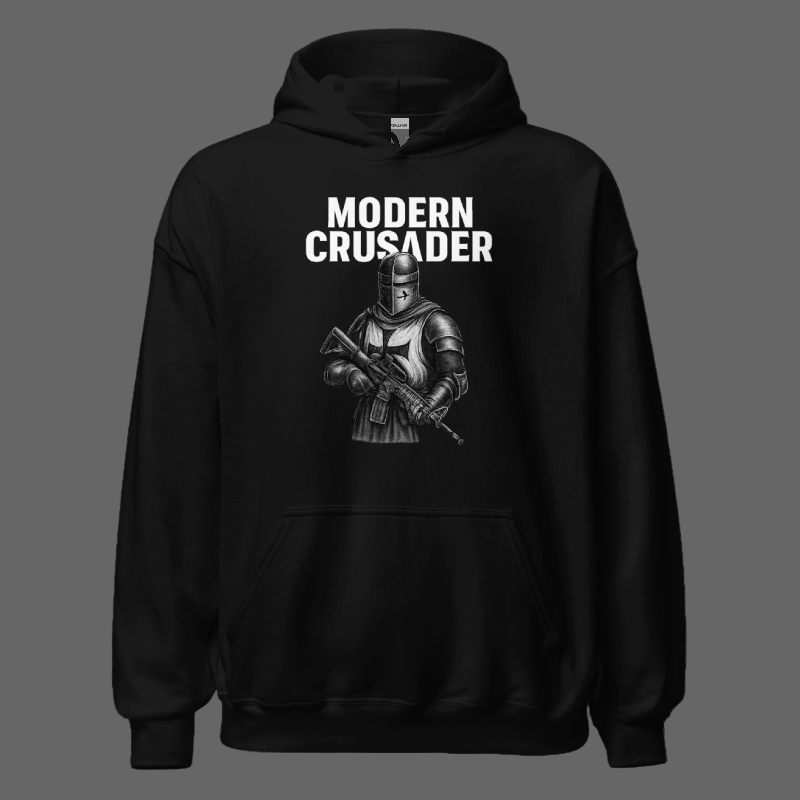 Hoodie unisex "Modern Crusader"